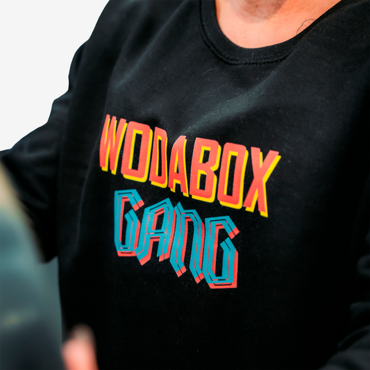 CROP SWEAT WODABOX GANG WDBCROSWEGANG-BLACK