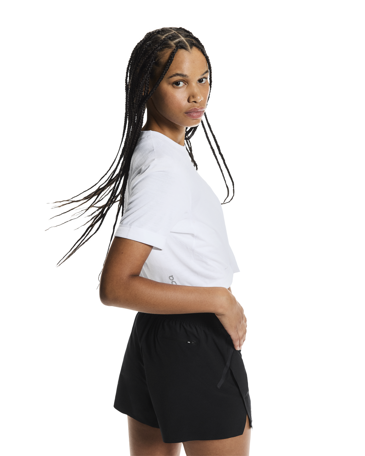 ON Train-T Crop Graphic - MUJER