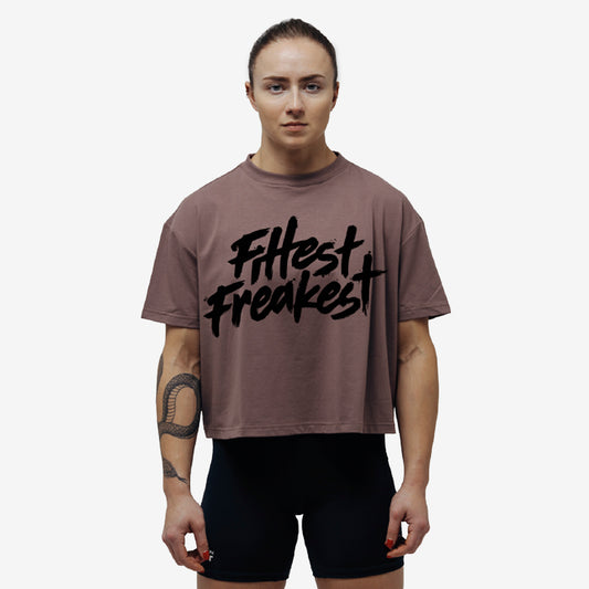 Fittest Freakest Oversize Crop Top - Women