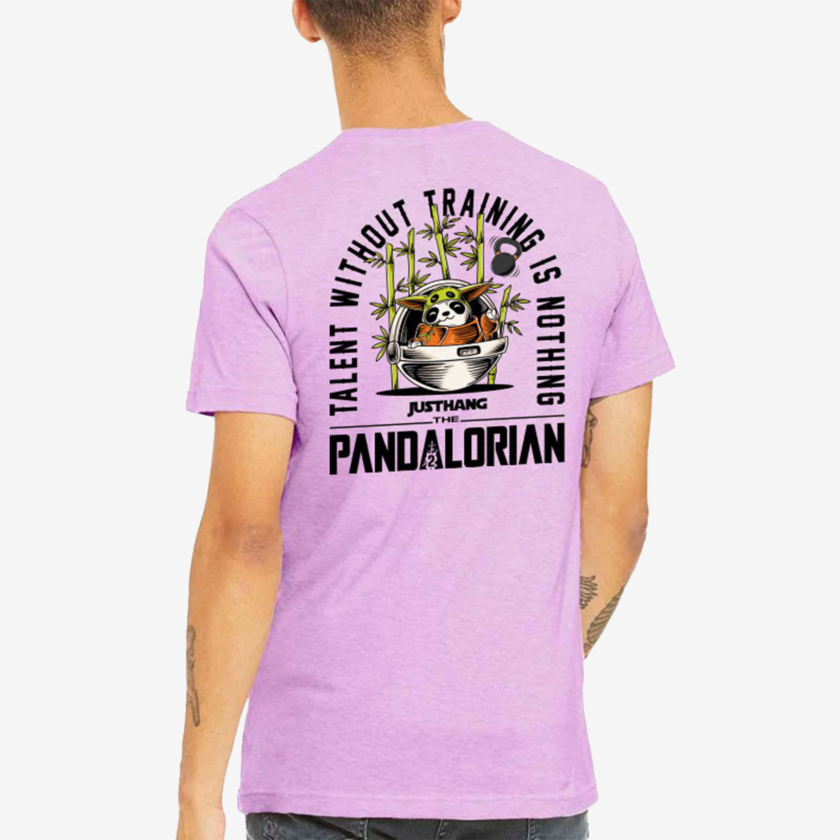 PANDALORIAN T-SHIRT JUSSTEESHPAND-YELLOW