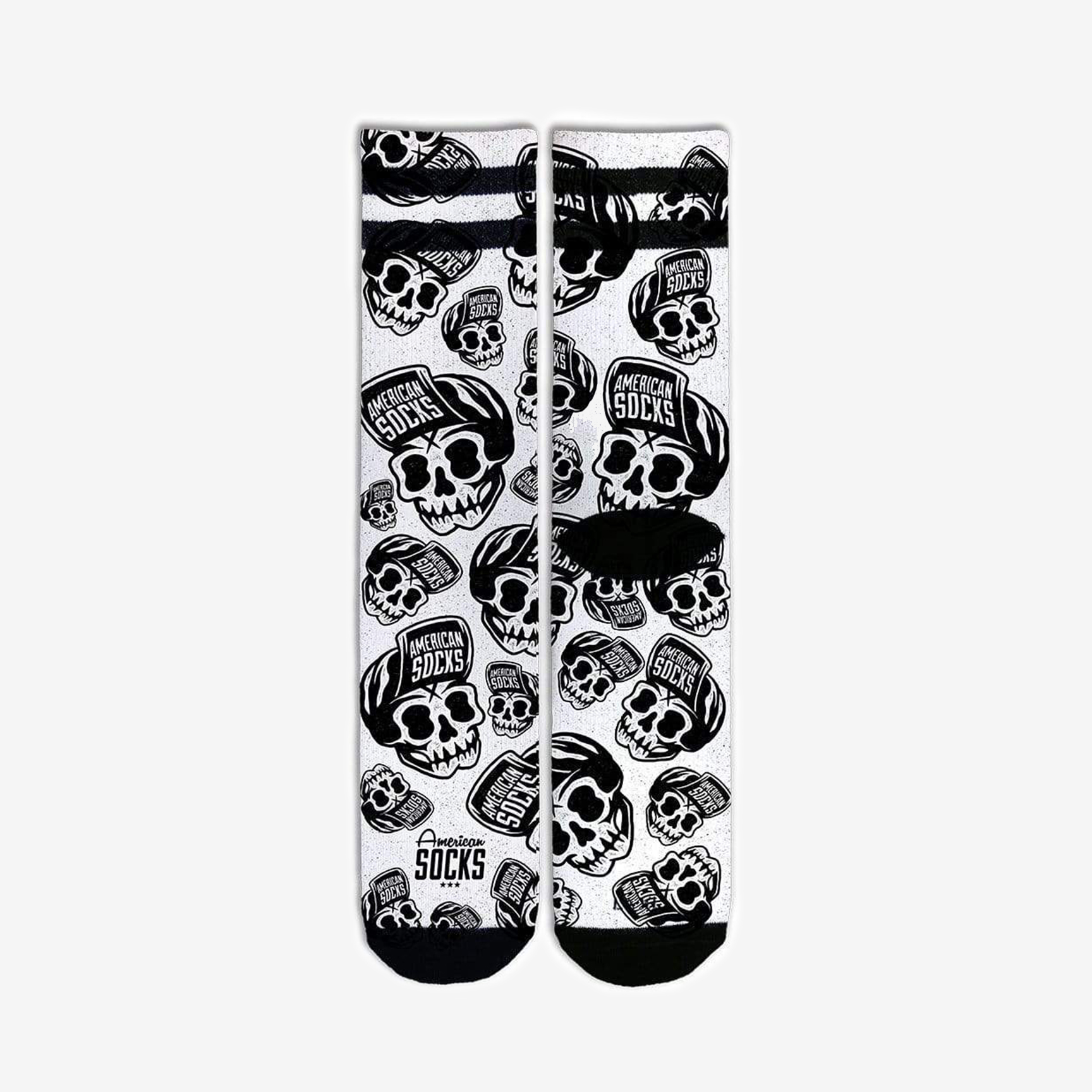 CALCETINES AMERICAN SOCKS SKATER SKULL SKATERSKULL-SKULL