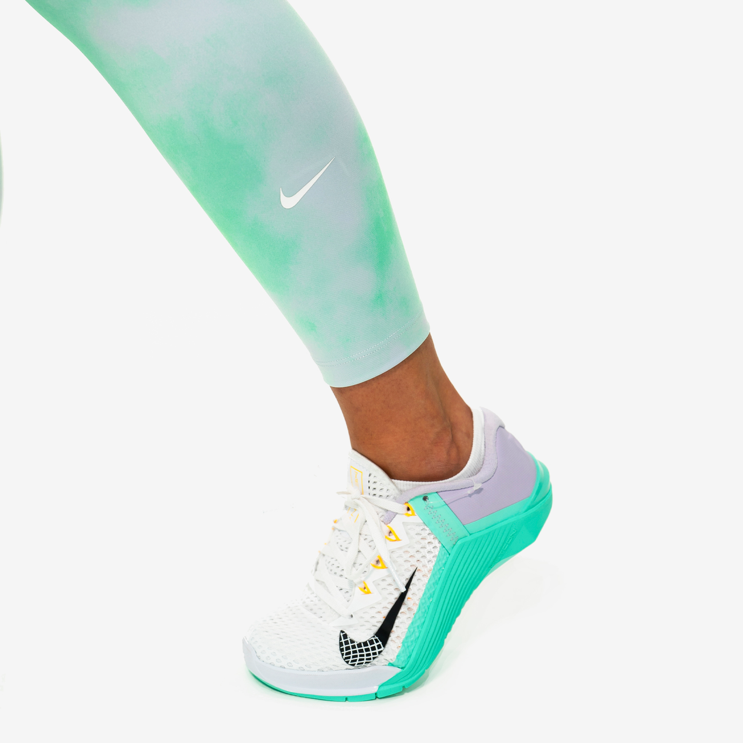 NIKE ONE ICON CLASH MID-RISE CROPPED LEGGINGS DA0339-342